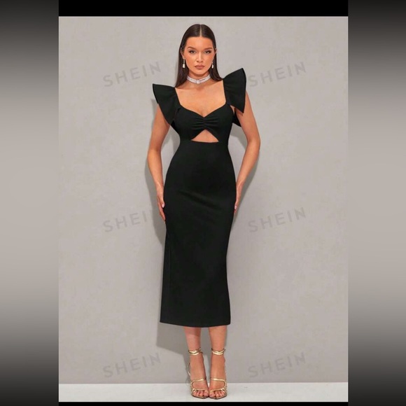 SHEIN Dresses & Skirts - Black Midi dress